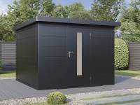 Wolff Finnhaus Metallgartenhaus Hakon 3030, Anthrazit, 1 flg