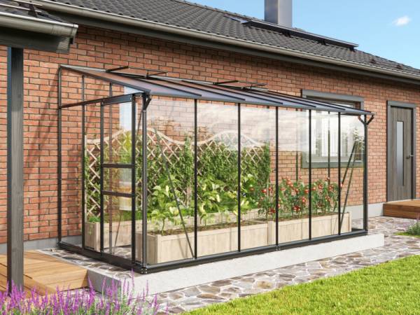 Vitavia Gewächshaus Ida 7800 ESG/HKP, Schwarz