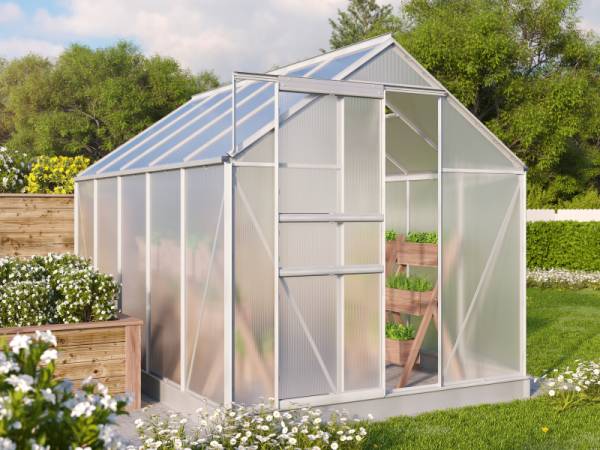 Vitavia Gewächshaus Comet 6200 HKP 4 mm Alu eloxiert