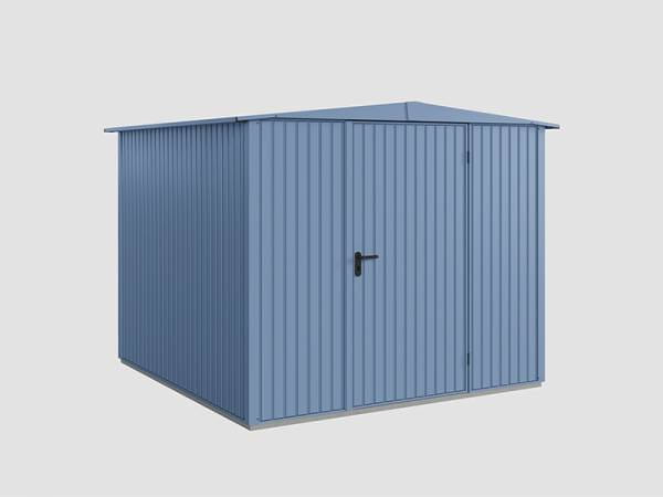 Ecostar Gerätehaus Trend-S,Typ 2, Taubenblau, 1 flg