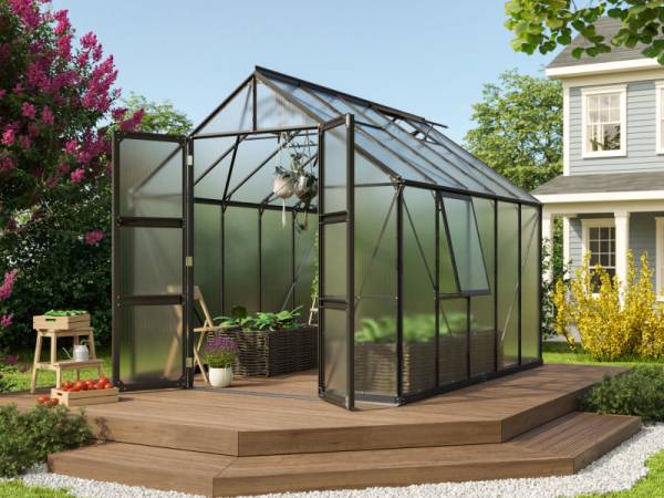 Vitavia Gewächshaus Olymp 8300 HKP 4 mm Schwarz