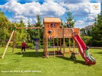 FUNGOO My SPACE XL Move+ / NADELHOLZ teak impr.