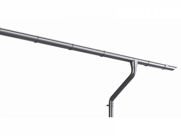 Weka Dachrinnen Set verzinkt Gr. 2, 600 cm für Satteldächer Weka Dachrinnen Set verzinkt Gr. 2, 600 cm für Satteldächer