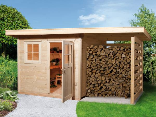 Weka Gartenhaus 170 Größe 2 mit Schleppdach Weka Gartenhaus 170 Größe 2 mit Schleppdach