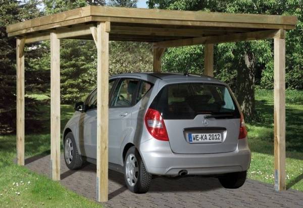 Weka Carport 617 Größe 1 kdi Weka Carport 617 Größe 1 kdi