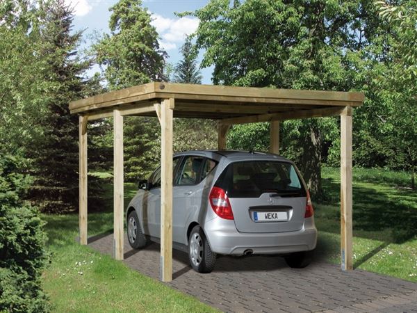 Weka Carport 617 Größe 1 inkl. Stahldach Weka Carport 617 Größe 1 inkl. Stahldach