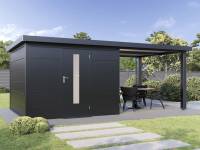 Wolff Finnhaus Metall-Terrasse 3024, Anthrazit