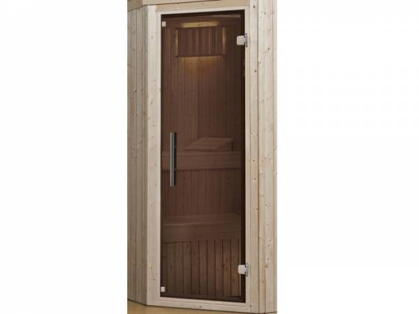 Weka Sauna Ganzglastür in Graphit-Optik Weka Sauna Ganzglastür in Graphit-Optik