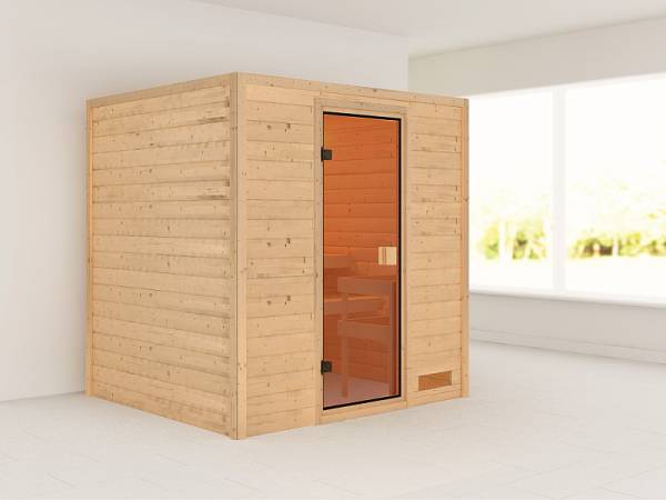 Karibu Massivholzsauna Anja 38 mm