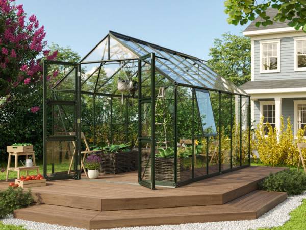 Vitavia Gewächshaus Olymp 9900 ESG 3 mm Smaragd