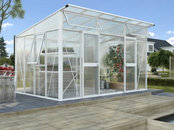 Vitavia Gewächshaus Aphrodite 11500 HKP 10 mm Weiß