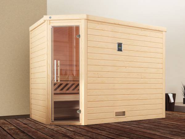 Weka Sauna Turku Gr. 3 GT, inkl. 9 kW Bioofen mit digitaler Steuerung (BioS)