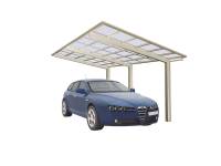 Ximax Aluminium Carport Linea Typ 110 Standart Edelstahl-Look