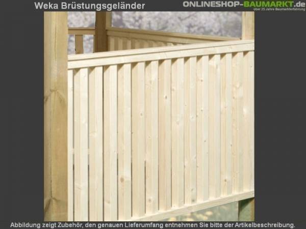 Weka Brüstungsgeländer- Set 6-Eck Laube 656 Gr. 1 und 2 Weka Brüstungsgeländer- Set 6-Eck Laube 656 Gr. 1 und 2