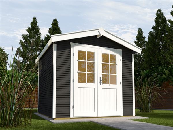 Weka Gartenhaus 218 Größe 1 anthrazit 28 mm Weka Gartenhaus 218 Größe 1 anthrazit 28 mm