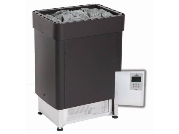 Wolff Finnhaus Saunaofen 9 kW schwarz externe Steuerung 1B mit Steinen