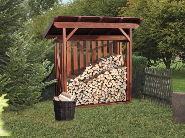 Skan Holz Freistehender Holzunterstand Lars 1