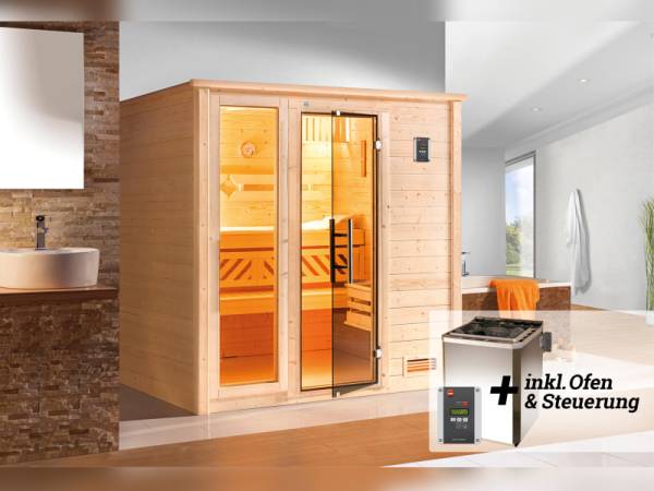 Weka Sauna Bergen inkl. 7,5 kW BioS