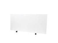 Ximax Infrarotheizung mobile Heizung inkl. Rollen und Raumthermostat Maß (B x T x H) 120 x 1,5 x 53,5 cm 900 Watt Weiß