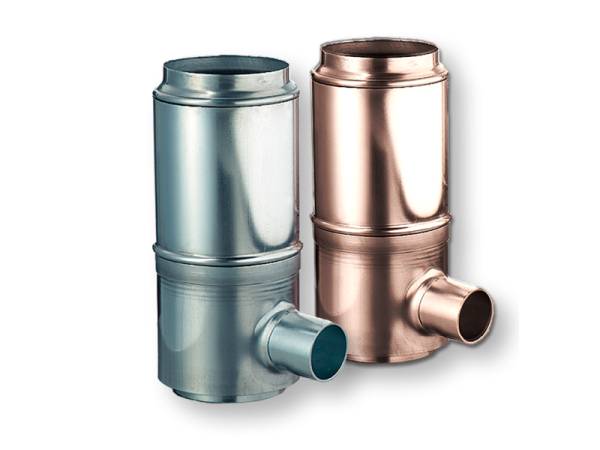 Roth Fallrohrfilter aus Kupfer für Sammelbehälter