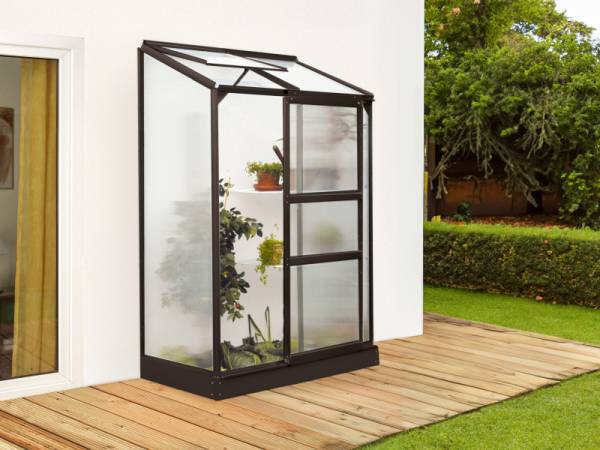 Vitavia Gewächshaus Ida 900 HKP 4 mm, Schwarz