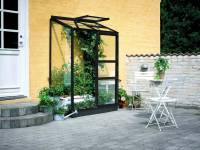 Halls Gewächshaus Altan 2 Schwarz Blankglas