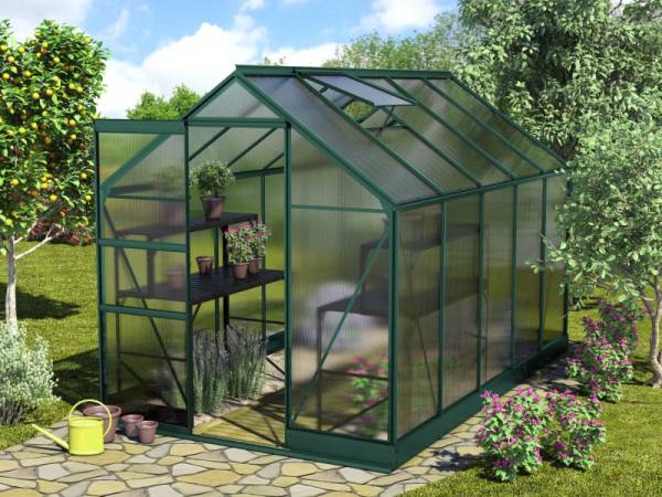 Vitavia Gewächshaus Apollo 6200 HKP 6 mm Smaragd Vitavia Gewächshaus Apollo 6200 HKP 6 mm Smaragd