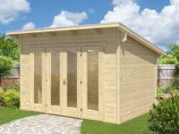 Skan Holz Blockbohlenhaus Ostende 1, 350 x 250 cm