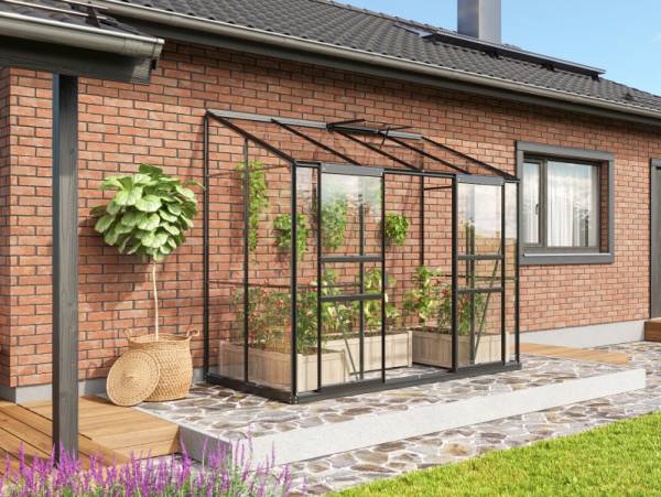 Vitavia Gewächshaus Ida 3300, 3mm ESG, Schwarz Vitavia Gewächshaus Ida 3300, 3mm ESG, Schwarz