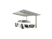 Ximax Aluminium Carport Linea Typ 80 Standard Edelstahl-Look