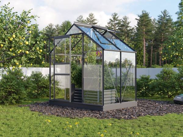 Vitavia Gewächshaus Planet 2500 ESG 3mm Schwarz