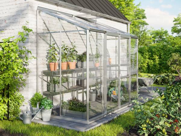 Vitavia Gewächshaus Ida 3300, 3mm ESG, Alu Vitavia Gewächshaus Ida 3300, 3mm ESG, Alu