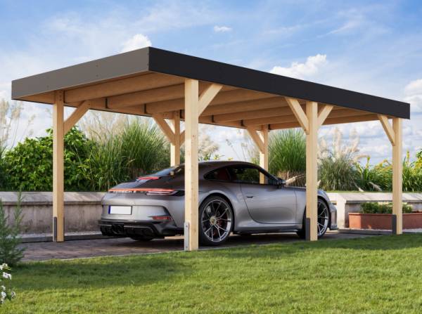 Karibu Einzelcarport Leimholz 1 Karibu Einzelcarport Leimholz 1