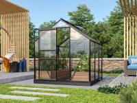 Vitavia Gewächshaus Venus 3800 ESG 3 mm Schwarz