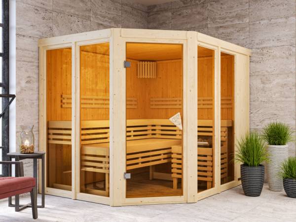 Karibu Sauna Ainur ohne Ofen 68 mm