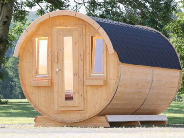 Wolff Finnhaus Campingfass 446/2-Raum montiert